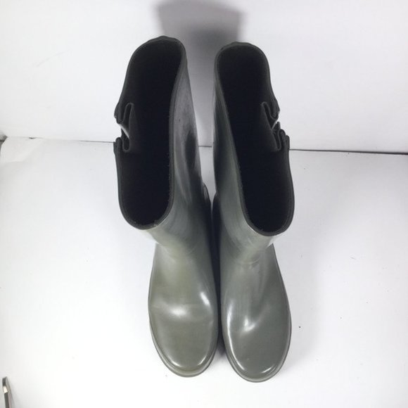 Sugar Women's Rain Boots Grey/Green Size 9 - Picture 12 of 12